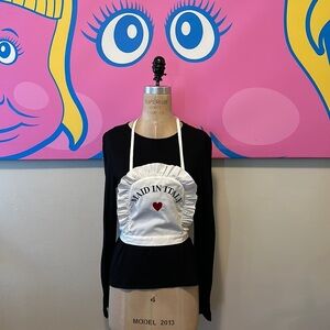 Moschino Cheap Chic Made in Italy French Maid Top